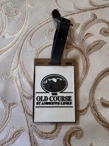 The Old Course St. Andrews Links Hole Name / Yardage / Par Metal Bag Tag