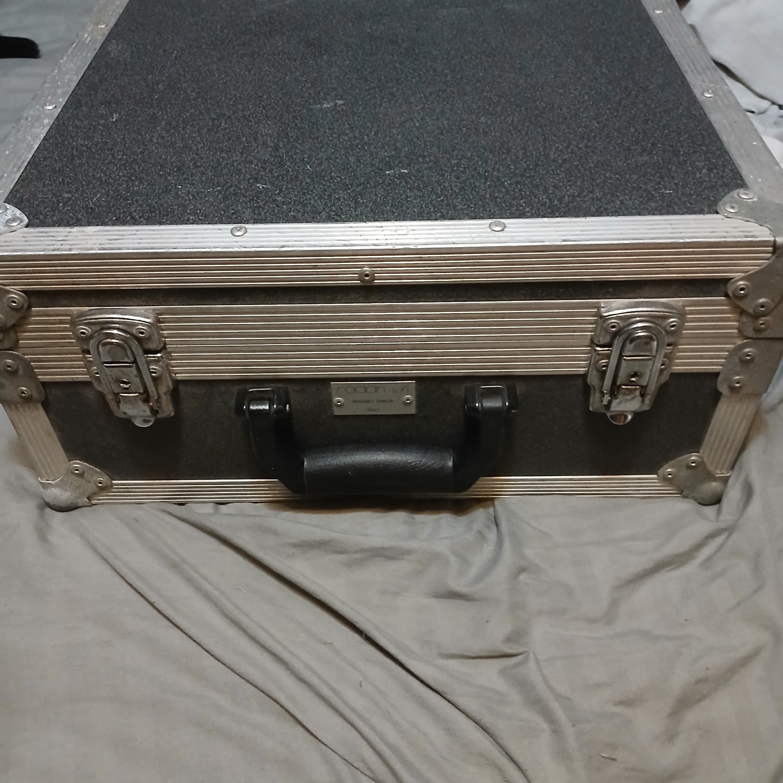 Roadcase for d. J. Audio, music gear.