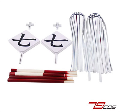 Anime Fire Force Shinmon Benimaru 七 Long Stick Staff Props Cosplay Equipment