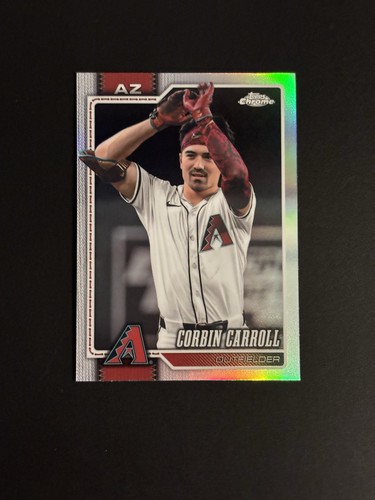 Topps Chrome 2026 Corbin Carroll Arizona Diamondbacks #83 Image Variation SP 🔥