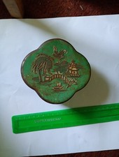 5 Vintage Tins No Makers All Embossed Lids &pound;&pound;&pound;???  Sold As Seen
