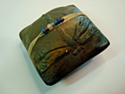 J. Davis Studio 2 3/4" Raku Fired Inner Spirit Rattle Dragonfly Design w/ Beads — photo 8