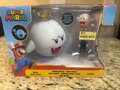 Jacks Pacific Super Mario Boo King Boo & Luigi Glow In The Dark Figures New