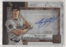 2020 Topps Museum Collection Archival Copper 29/50 Mike Yastrzemski Auto 5m1