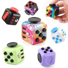 Fidget Cube Stress Relief Toy Handheld Dice Kids Adult Anxiety Focus Sensory Toy