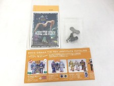 Osaka Tin Tin Wind-Up Toy Robby The Robot Black Friction W/BOX Used