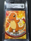Charmander Topps Pokemon Italian #04 First print Blue label. UK Edition