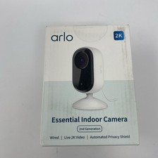 Arlo Essential Indoor Camera 2K 2nd Gen Wired with Privacy Shield - 1 Cam