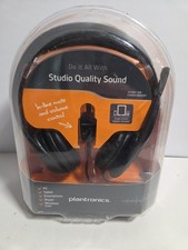 Plantronics Audio 355 Black Headband Headsets - New