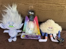 Lot Of 3 Troll Movie Plush Dream Works Cartoon