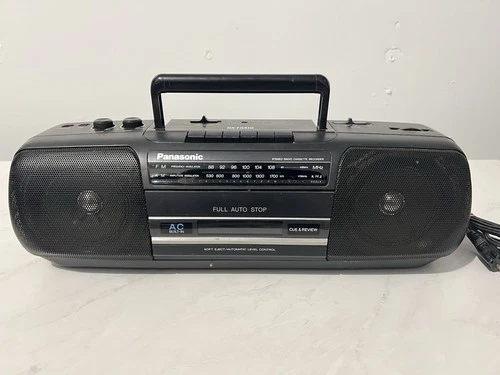 Vintage Panasonic RX-FS410 Stereo Radio Cassette Player Recorder Works Boombox!