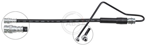 A.B.S. Bremsschlauch SL 1069 FüR Audi Q5 FYB FYG Sportback FYT TDI Quattro Tfsi-image