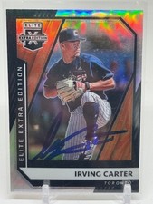 2021 Panini Elite Extra Edition - Irving Carter #152 Optichrome SIGNED