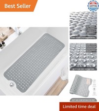 Bath Tub and Shower Mats, Non Slip 40 x 16 Inch Extra Large Bathtub Mat, Mach...