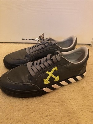 Off-White Vulc Sneaker Low Grey Green Fluo (Authentic)