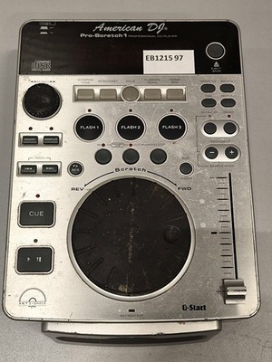 American DJ Pro-Scratch 1 CD Player - Power Tested