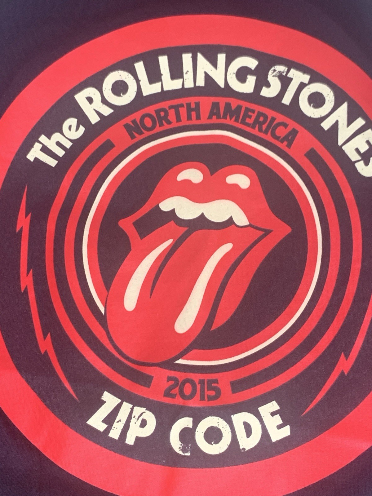 2015 Rolling Stones Zip Code Circle Logo Tour Rin… - image 3