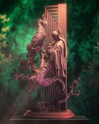 Other Life | Black Forge Games | UNPAINTED | 1/12 Scale Resin Statue
