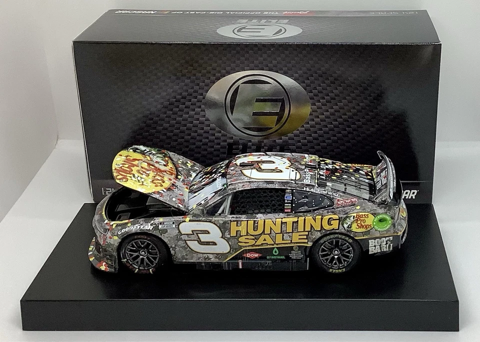 2024 1/24 #3 Austin Dillon Bass Pro Shops Richmond Win Elite Camaro ZL1 1 of 149 - Image 4 of 4