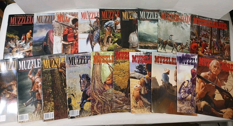 The Muzzleloader Magazine Lot Of 19 Magazines Back Issues 2005-2013 Black Powder