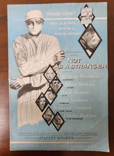 Ancien rare livre de presse 1955 Not As A Stranger United Artists Frank Sinatra