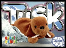 1999 Beanie Babies 2nd Edition Series 4 Tusk the Walrus  150