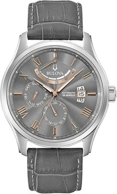 Bulova Herren Armbanduhr 96C143 Herrenuhr Automatik Edelstahl 43mm B-Ware