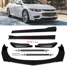 Front Bumper Lip Spoiler Splitter Car Body Rear For Chevrolet Malibu
