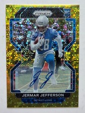 2021 Panini Prizm Rookie Autographs No Huddle Gold #404 Jemar Jefferson /10