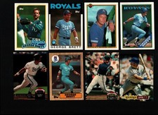 George Brett 1986 1987 1988  1989 1990 1991  Topps Stadium Club Baseball Cards
