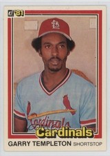 1981 Donruss Garry Templeton #187 1nv9