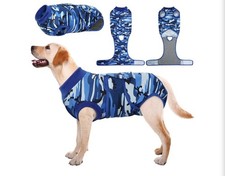 Recovery Suit for Dogs Cats, Soft Dog Surgery Suit Female Male Spay Camo