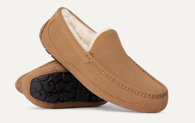 UGG Ascot Herren Hausschuhe Slipper Lammfell Chestnut Mokkasins 1101110 Gr.42