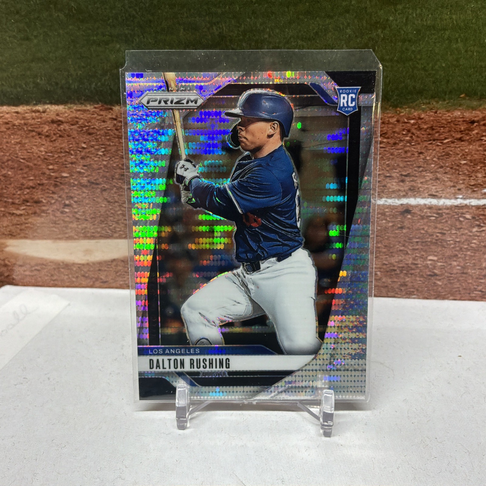 2025 Panini Prizm #291 Dalton Rushing Rookie Pulsar Prizm Dodgers /499 🔥