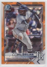 2021 Bowman Sapphire Chrome Prospects Orange Refractor 18/75 Vidal Brujan 1u6