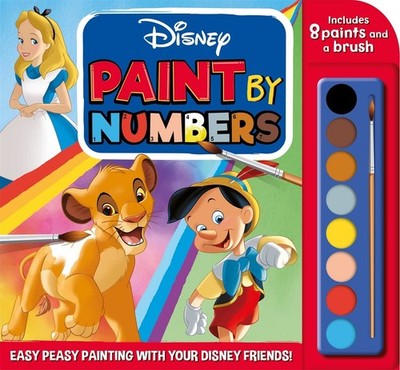 Disney Paint By Numbers with paint and brush!  NEW!!