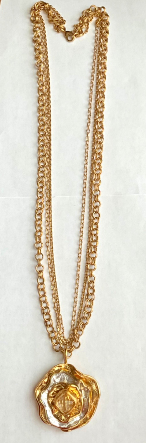 Unsigned Statement Kara Ross Triple Strand 36 in … - image 1