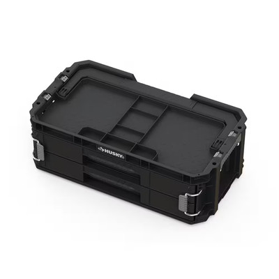 Connect Stackable Portable 2 Drawer 13 Compartment Small Tools and Parts Organiz