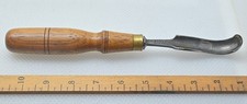 Vintage 5/8" Charles Buck Back Bent Carving Gouge Chisel (INV S324)