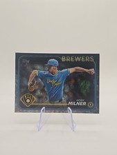 2024 Topps Update Series - Hoby Milner #US87 Silver Crackle Foilboard 