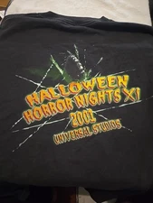 Rare 2001 Halloween Horror Nights ICU T-Shirt Universal Studios Florida Size XXL