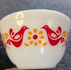 Vintage Pyrex 401 Friendship Birds Nesting Bowl 1 1/2 Pt Beautiful Shape!