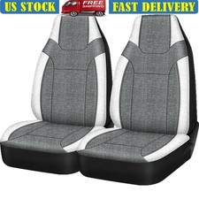 Electric Vehicle Car Seat Cover 2Piece Heavy Duty Polyester Universal Fit New