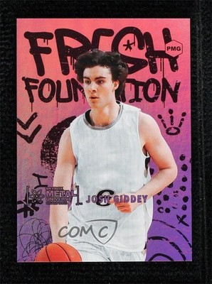 2021 Skybox Metal Universe Champions PMG Pink 60/75 Josh Giddey Rookie RC 10o8