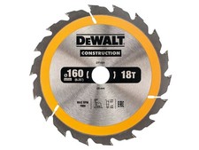 Dewalt - Lame de scie circulaire portative 160 x 20mm x 18T