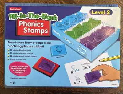 Lakeshore Fill In The Blank Phonics Stamps Level 2
