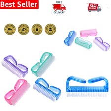 Vibrant 4 Pack Nail Brushes for Effective Cleaning - Ideal for Home  Travel