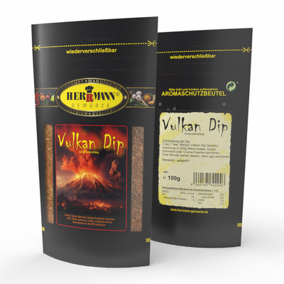 Vulkan Dip 100g Gewürzmischung ohne Zusatz  Herrmann Gewürze