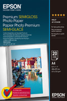 20 Bl. A4 Premium Semigloss Photo Paper 251G/Qm (Epson C13S041332 )