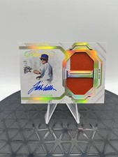 2023 Panini Flawless Dual Memorabilia Auto Jett Williams Gold /10 Mets
